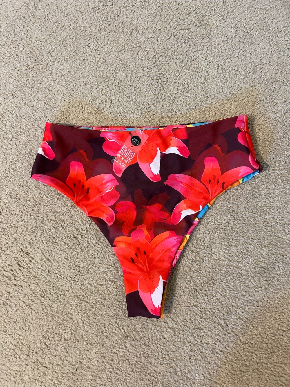 NWT moana bikini Wild Romance Rise Above Bottom Size S